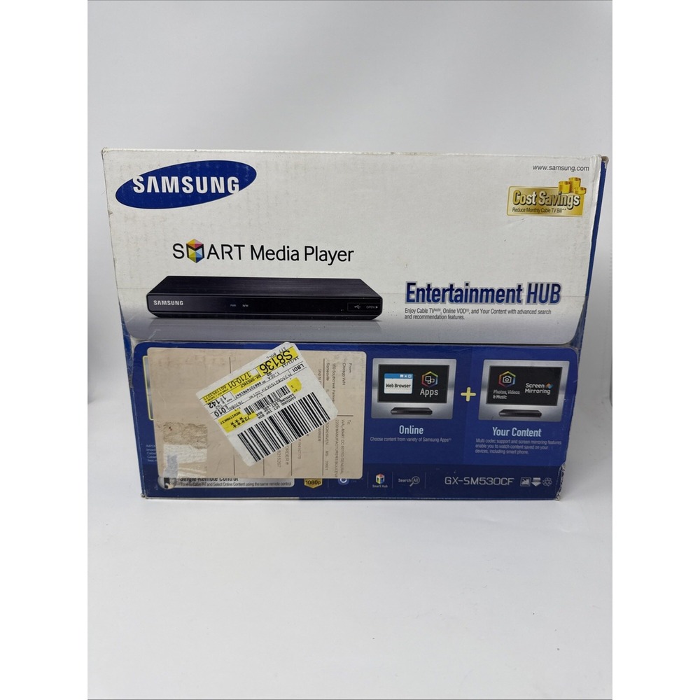 Samsung Streamer GX-SM530CF Digital Media Cable Box Cablecard Mcard Set Top Box